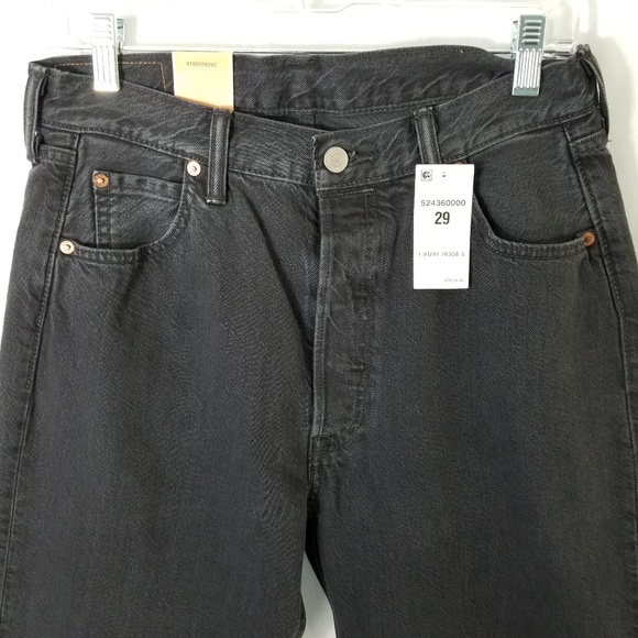 Levis 501 29xPleated Crop - Picture 2 of 8